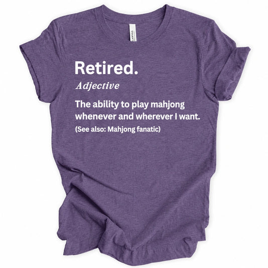 Retired Mahjong Fanatic T-Shirt