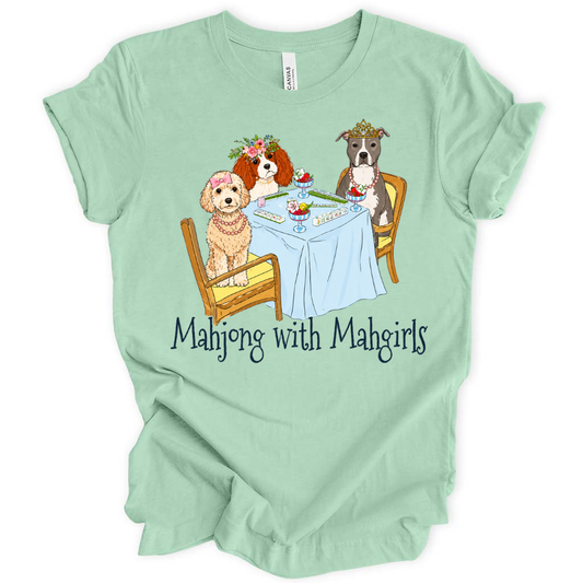 Mahjong With Mahgirls T-shirt
