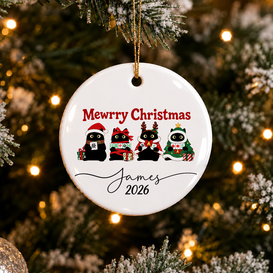 Mewrry Ornament