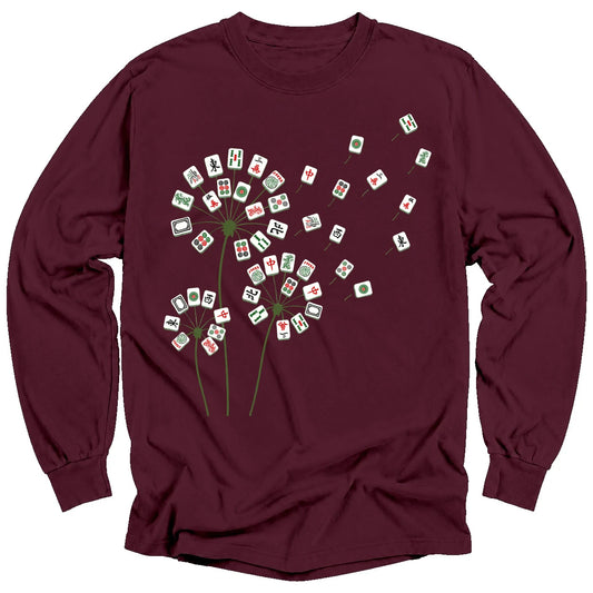 Blooming Mahjong Long Sleeve T-Shirt