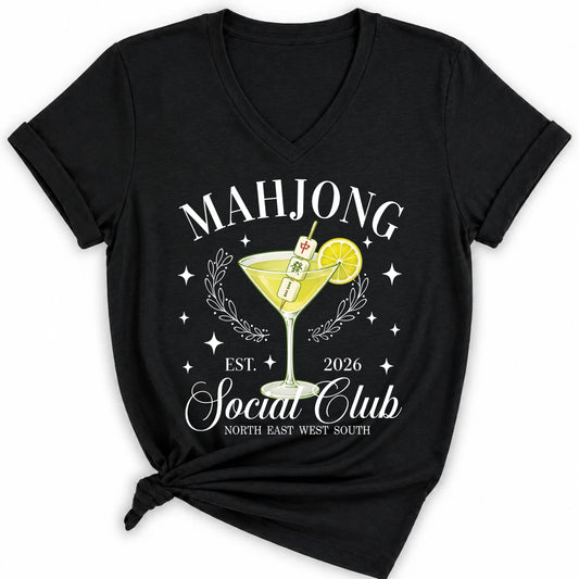 Mahj & Marg Social Club Lady V-neck