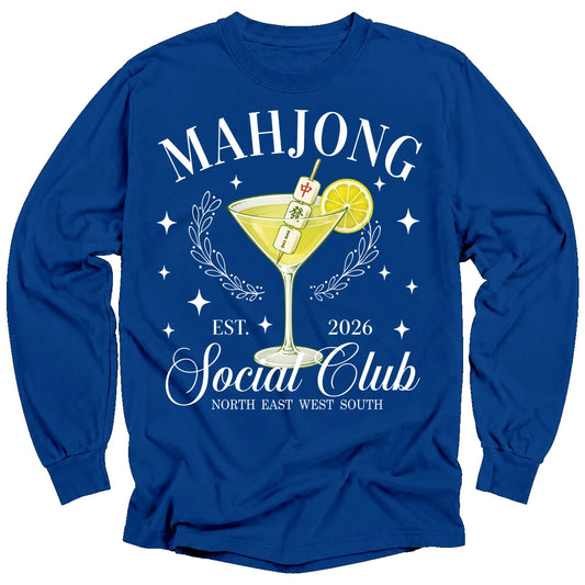 Mahj & Marg Social Club Long Sleeve T-shirt