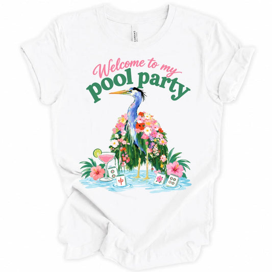 Welcome to my pool party T-shirt