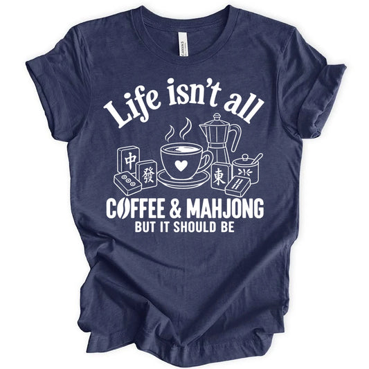 Coffee and Mahjong T-shirt