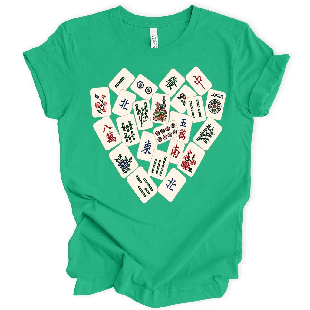 Mahjong Tile Heart T-Shirt