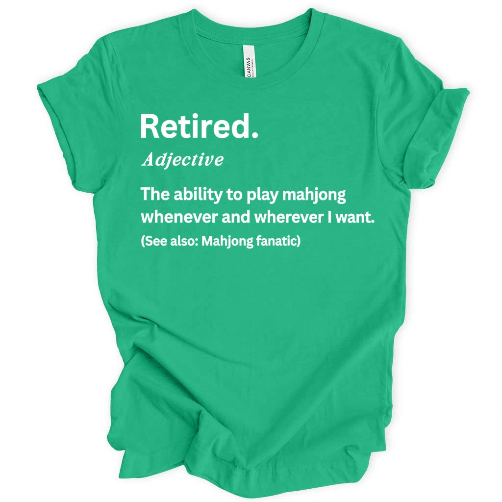Retired Mahjong Fanatic T-Shirt