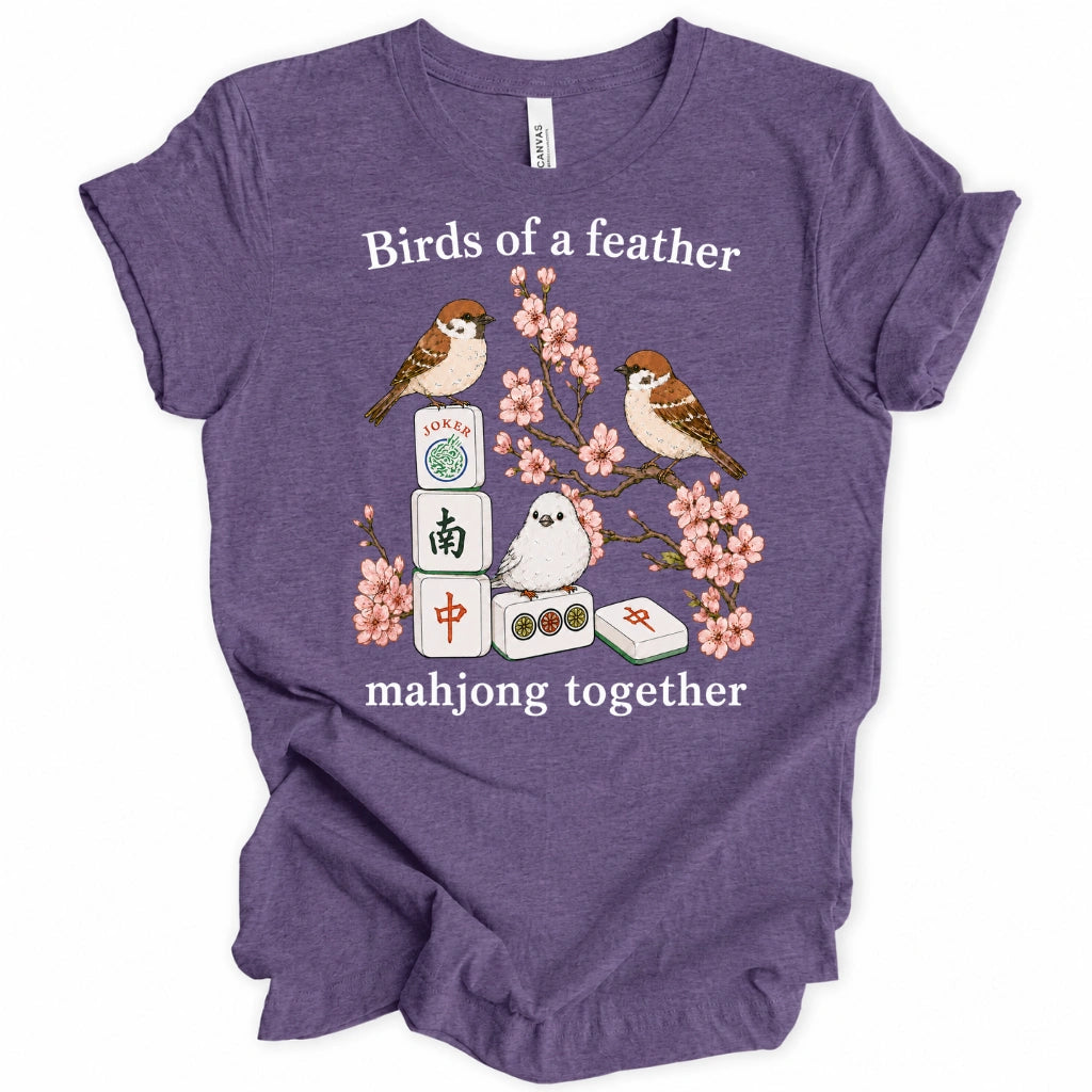 Birds Of A Feather Mahjong Together T-Shirt