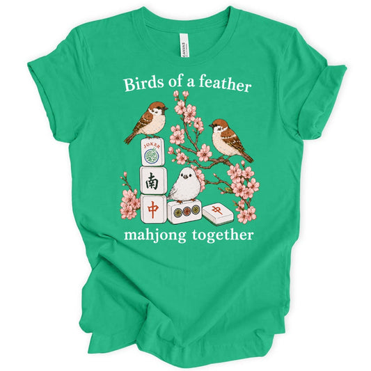 Birds Of A Feather Mahjong Together T-Shirt