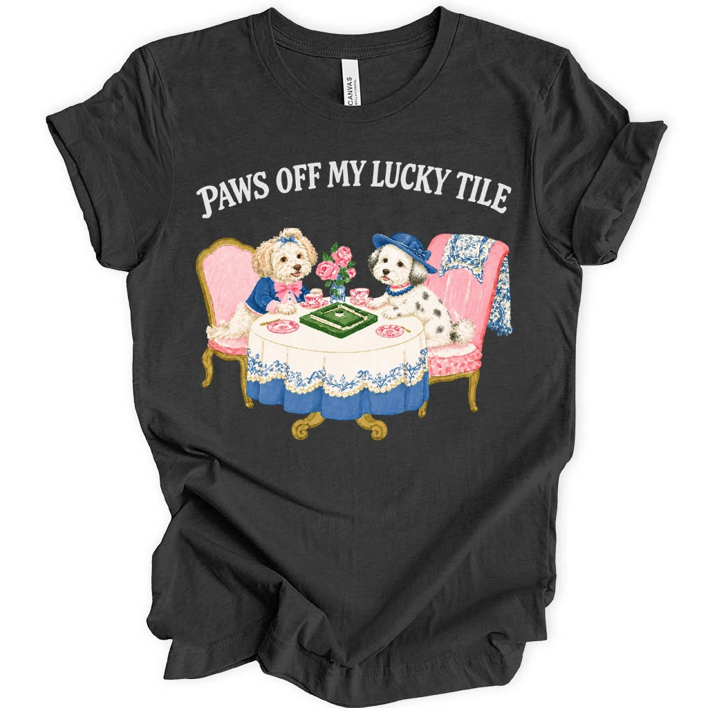 Paws Off My Lucky Tile T-Shirt