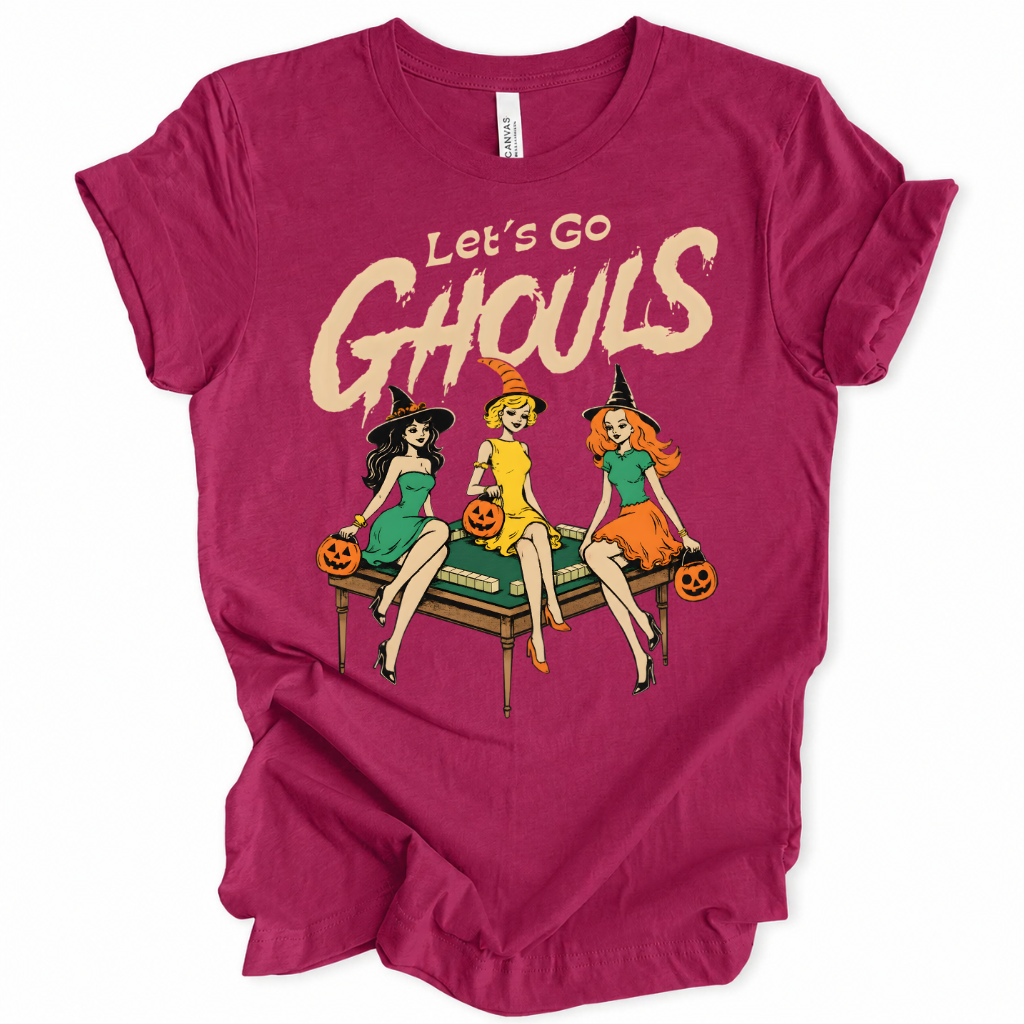 Let's Go Ghouls Mahjong T-Shirt