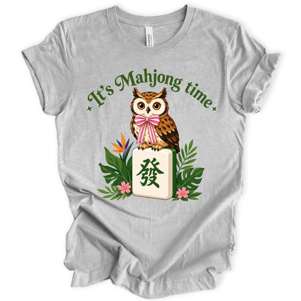 It’s Mahjong Time Owl T-Shirt