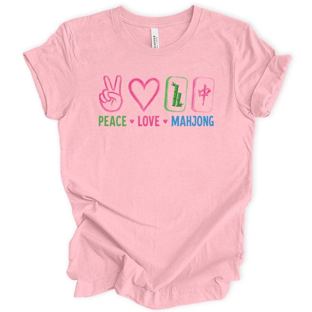 Peace Love Mahjong T-shirt