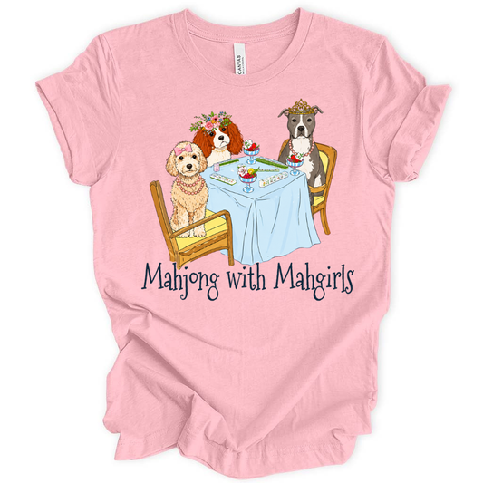 Mahjong With Mahgirls T-shirt
