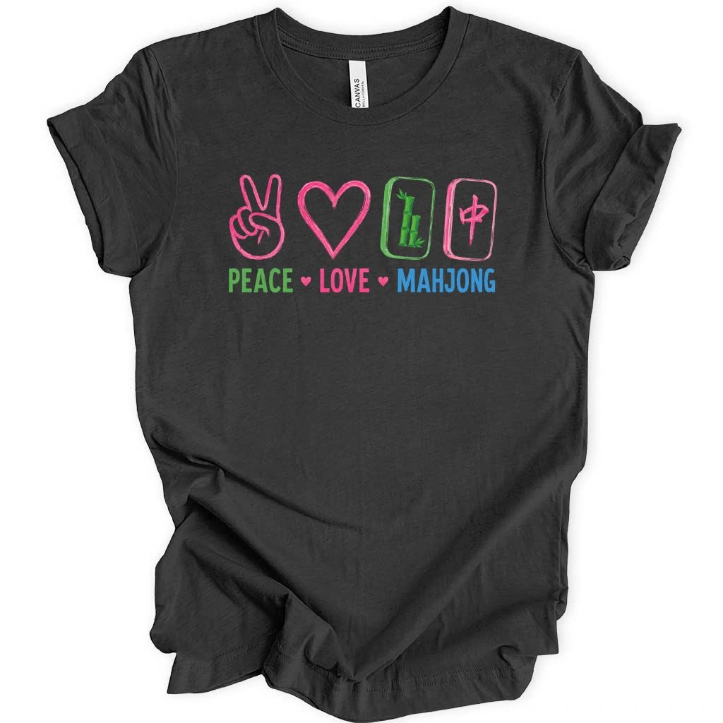 Peace Love Mahjong T-shirt