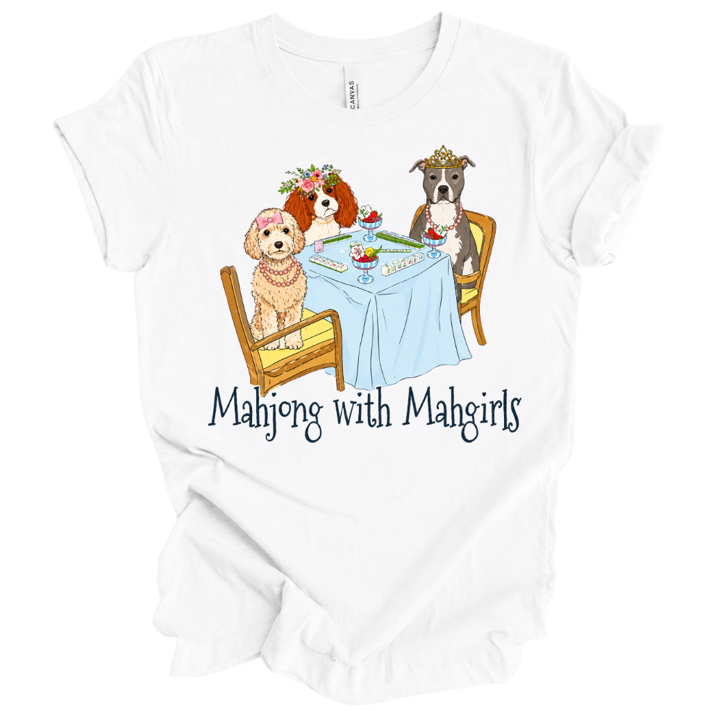 Mahjong With Mahgirls T-shirt