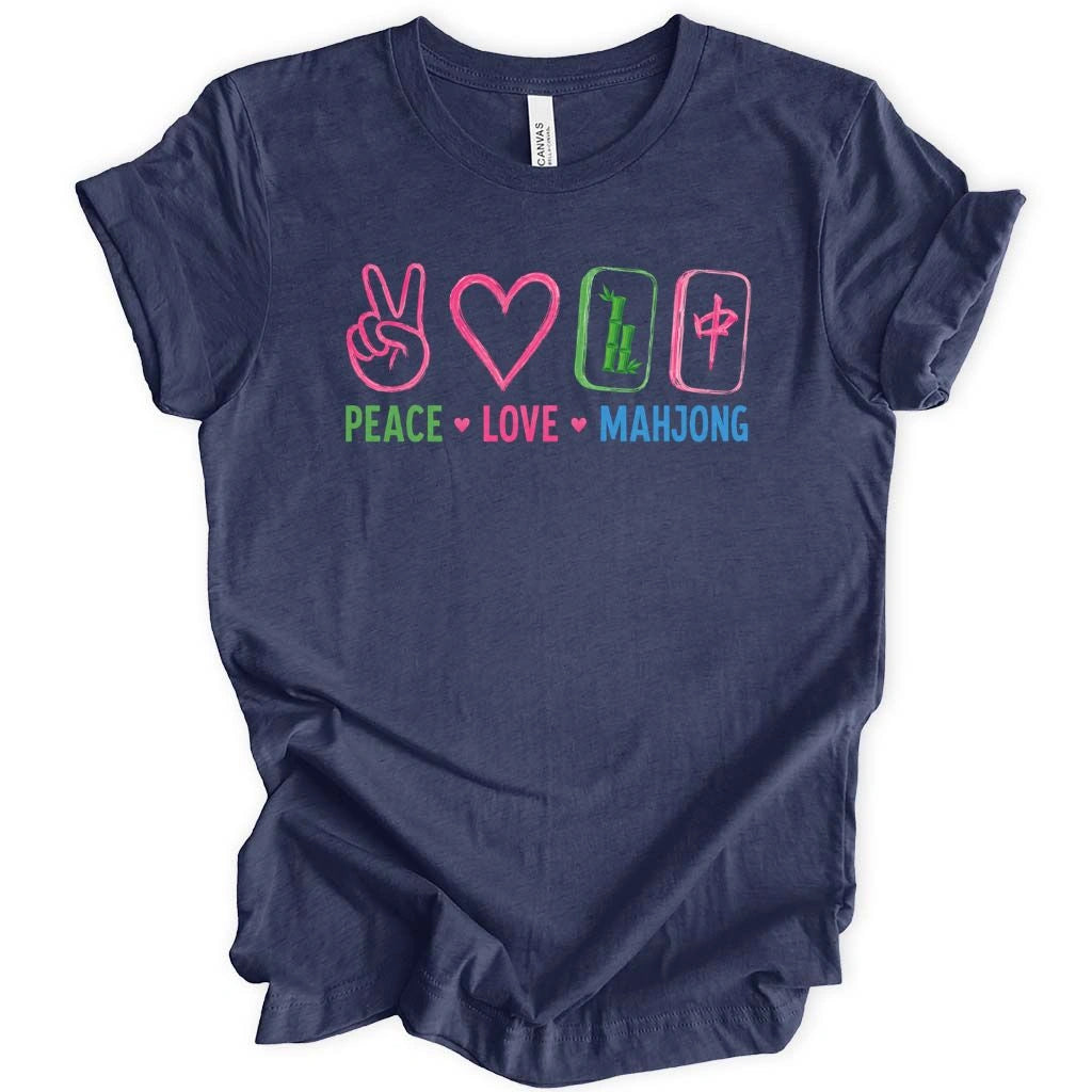 Peace Love Mahjong T-shirt