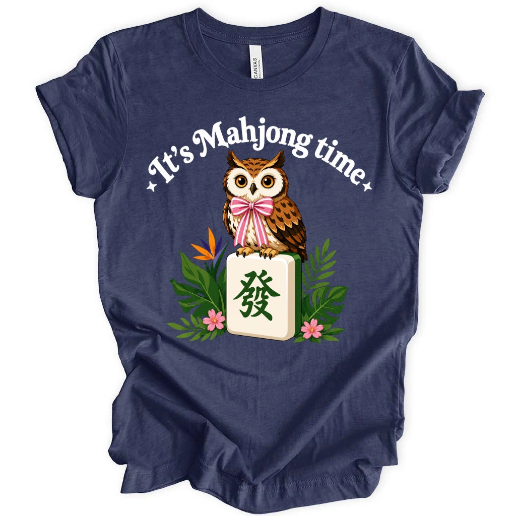 It’s Mahjong Time Owl T-Shirt