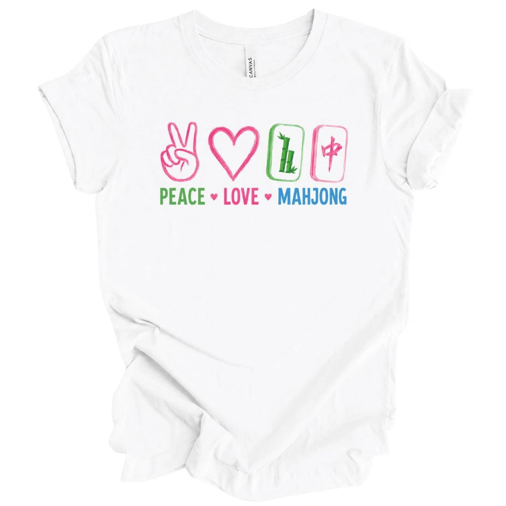 Peace Love Mahjong T-shirt