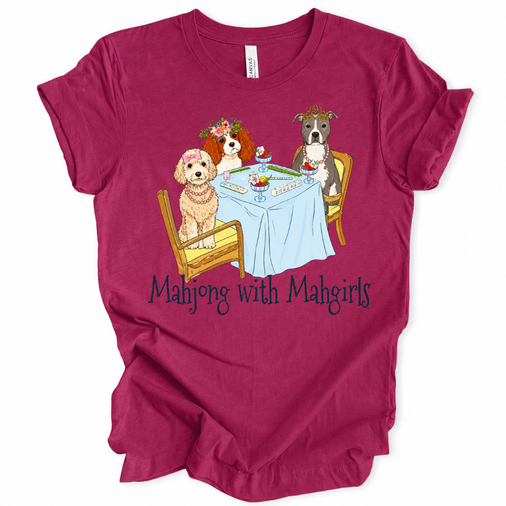 Mahjong With Mahgirls T-shirt