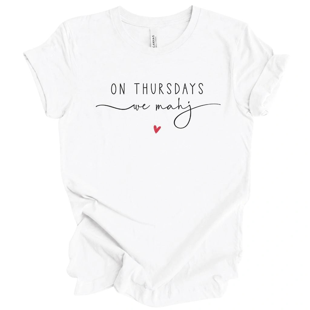 On Thursdays we mahj T-shirt
