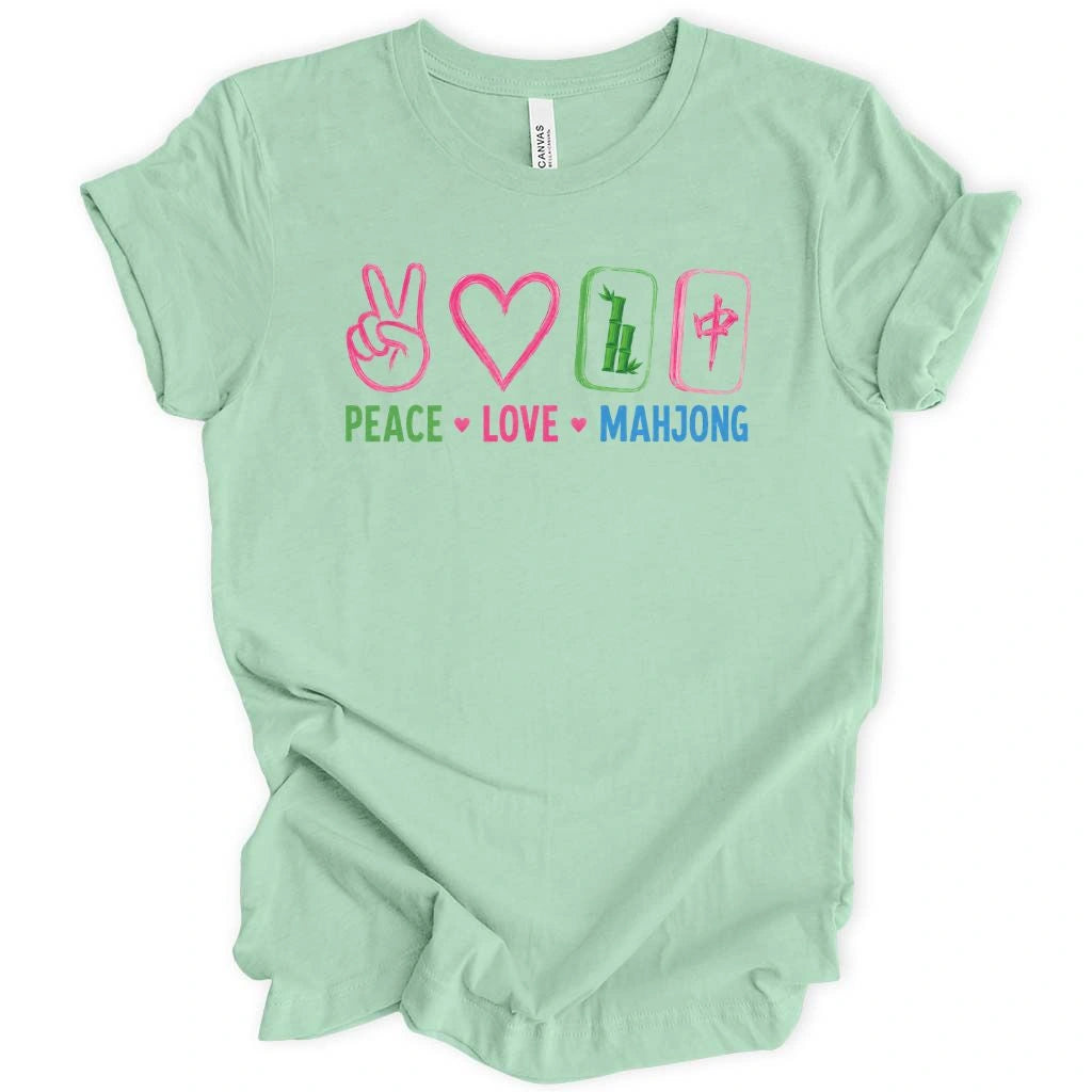 Peace Love Mahjong T-shirt