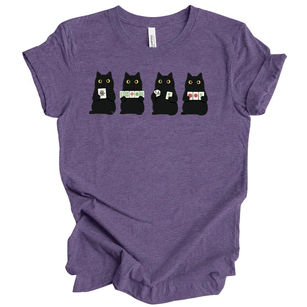 Cats playing Mahjong T-shirt