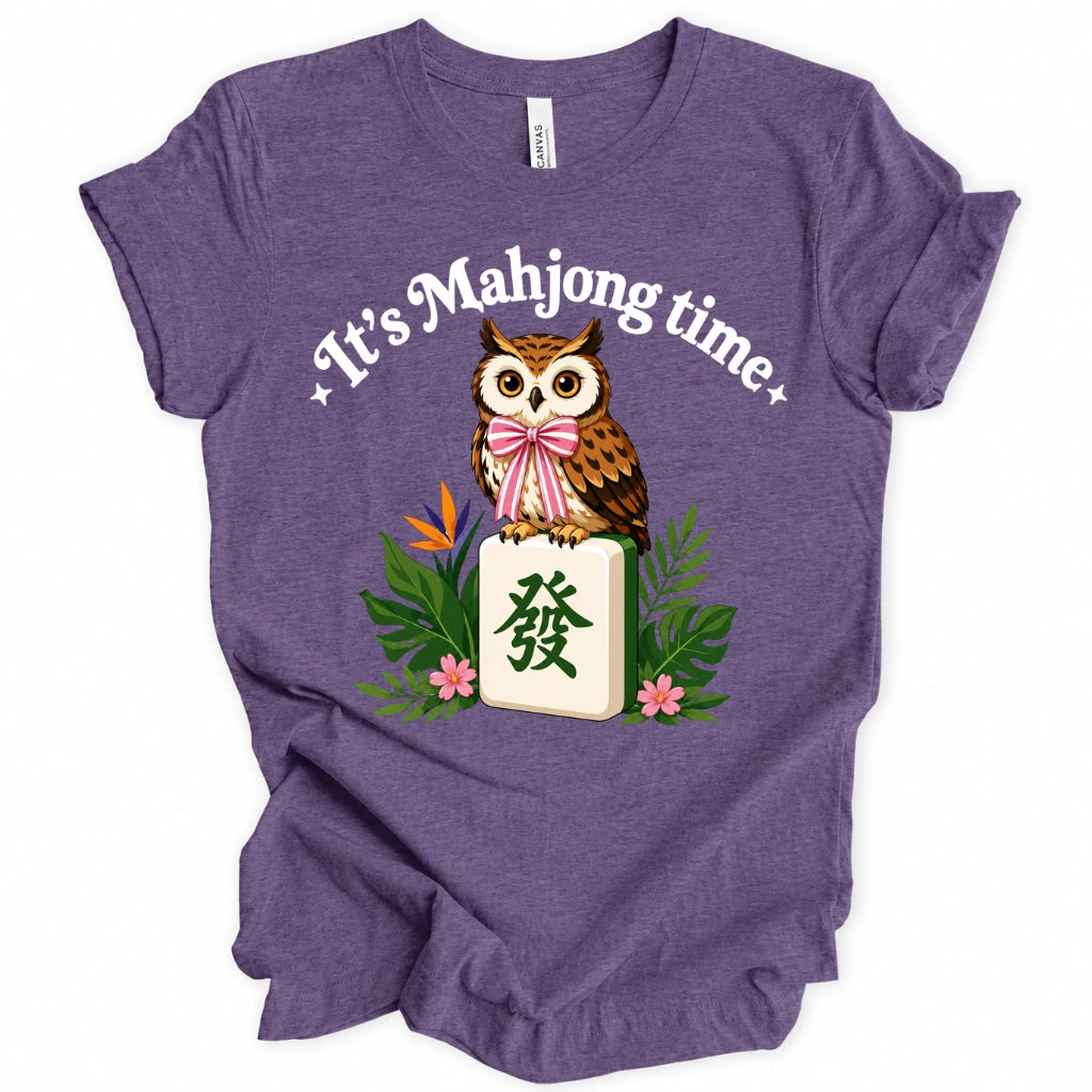 It’s Mahjong Time Owl T-Shirt