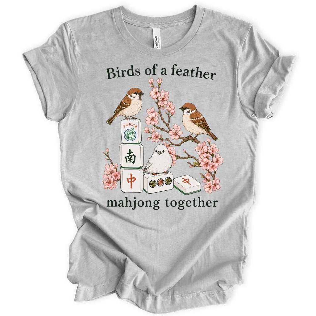 Birds Of A Feather Mahjong Together T-Shirt