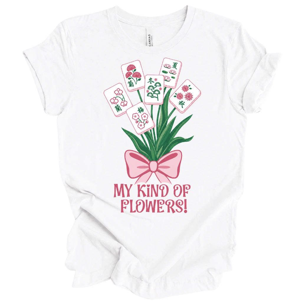 My Kind Of Flowers Mahjong T-Shirt