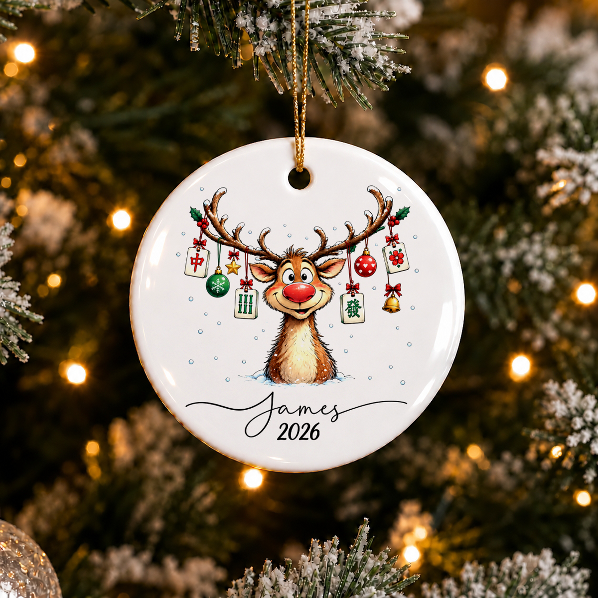 Oh Deer Ornament