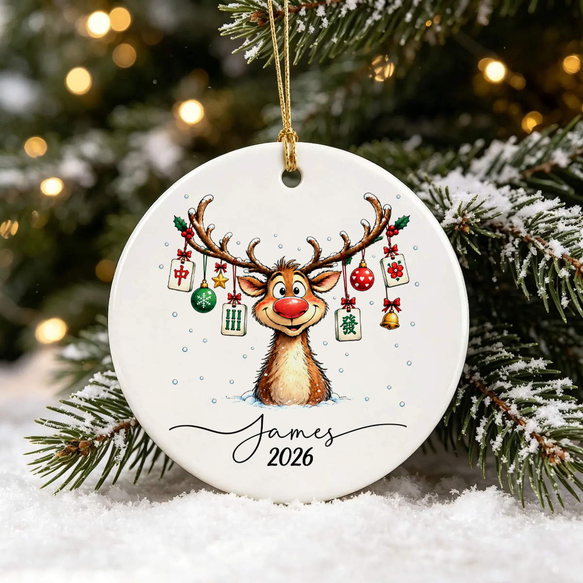Oh Deer Ornament