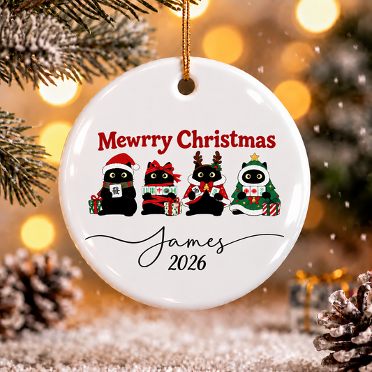 Mewrry Ornament