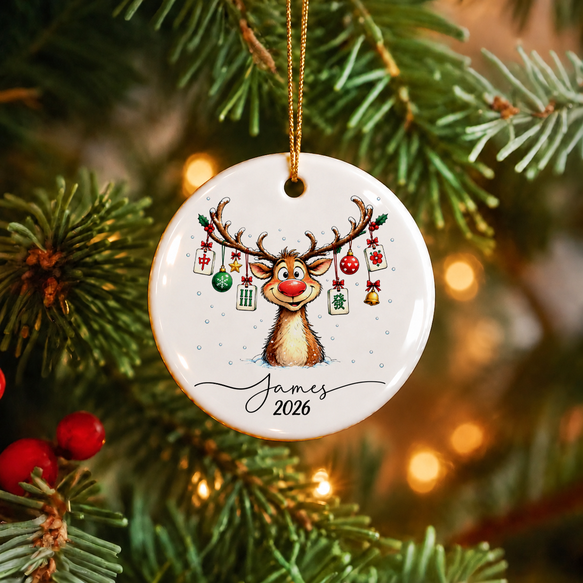 Oh Deer Ornament
