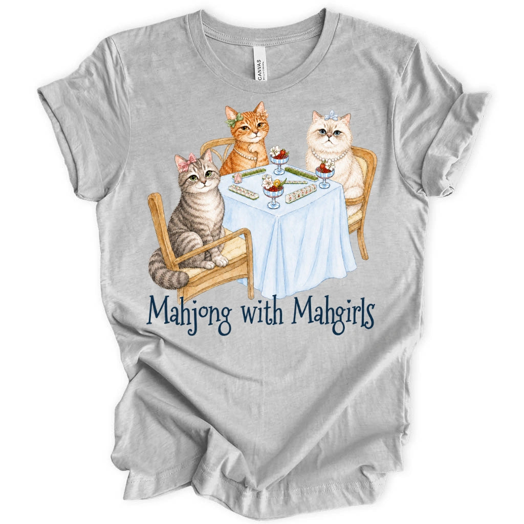 Cat Mahjong With Mahgirls T-Shirt