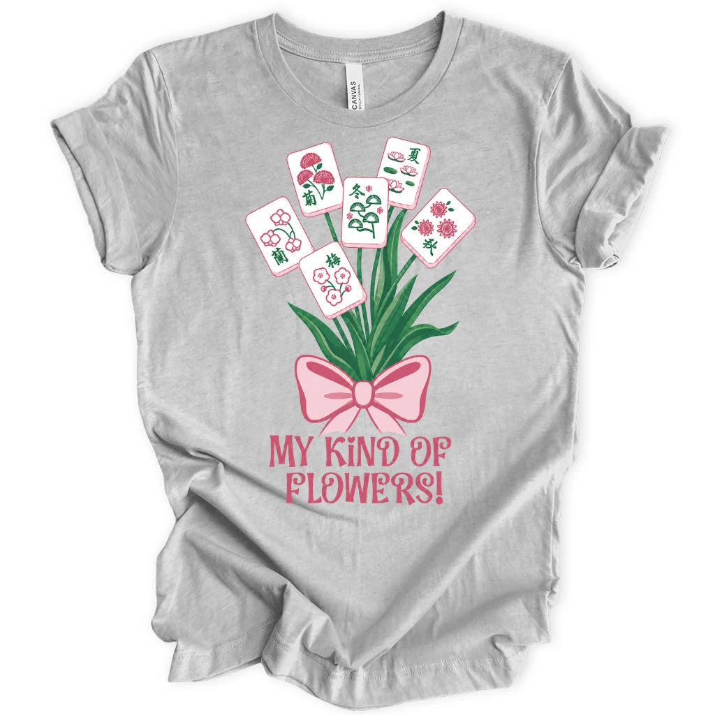 My Kind Of Flowers Mahjong T-Shirt