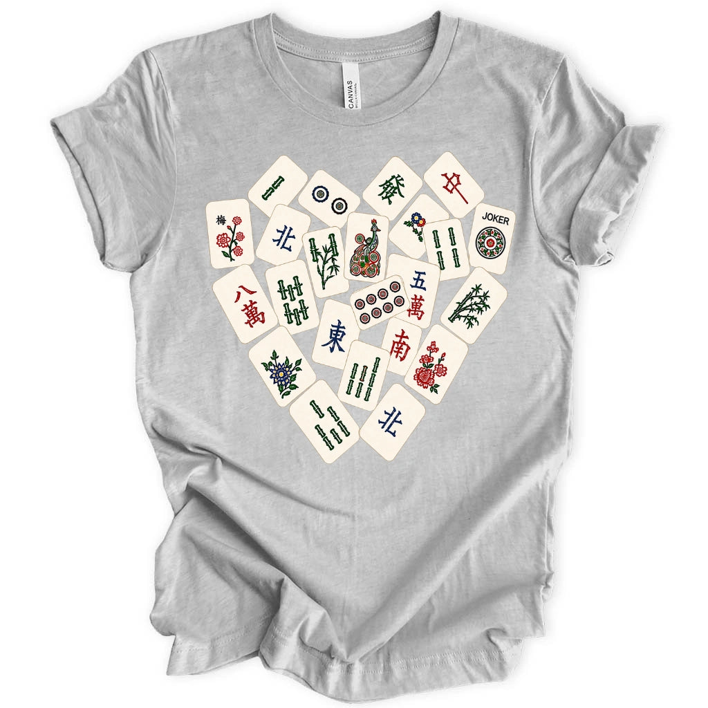 Mahjong Tile Heart T-Shirt