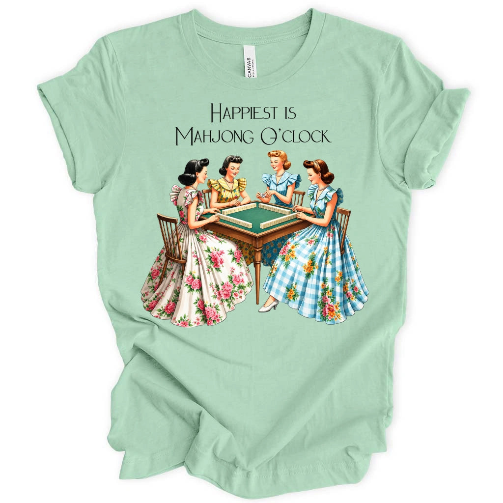 Happiest Is Mahjong O’Clock T-Shirt