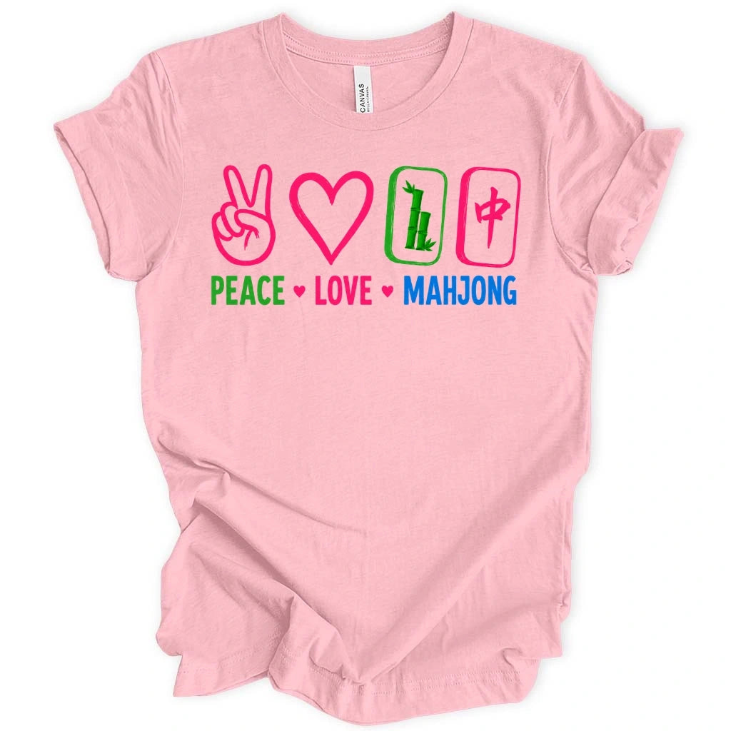 Peace Love Mahjong T-shirt