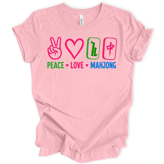 Peace Love Mahjong T-shirt