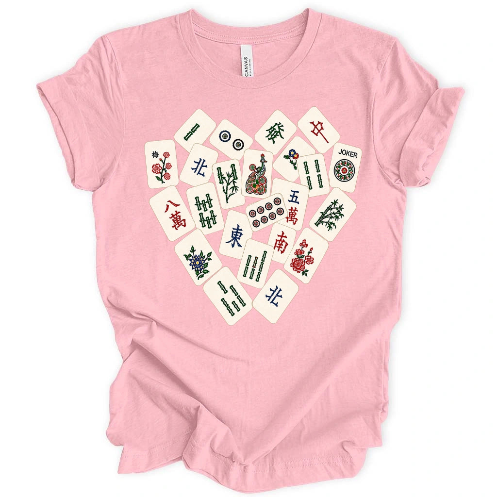 Mahjong Tile Heart T-Shirt