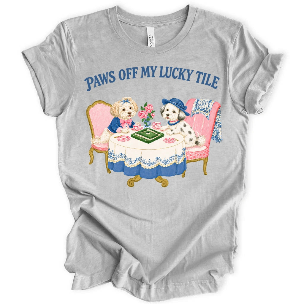 Paws Off My Lucky Tile T-Shirt