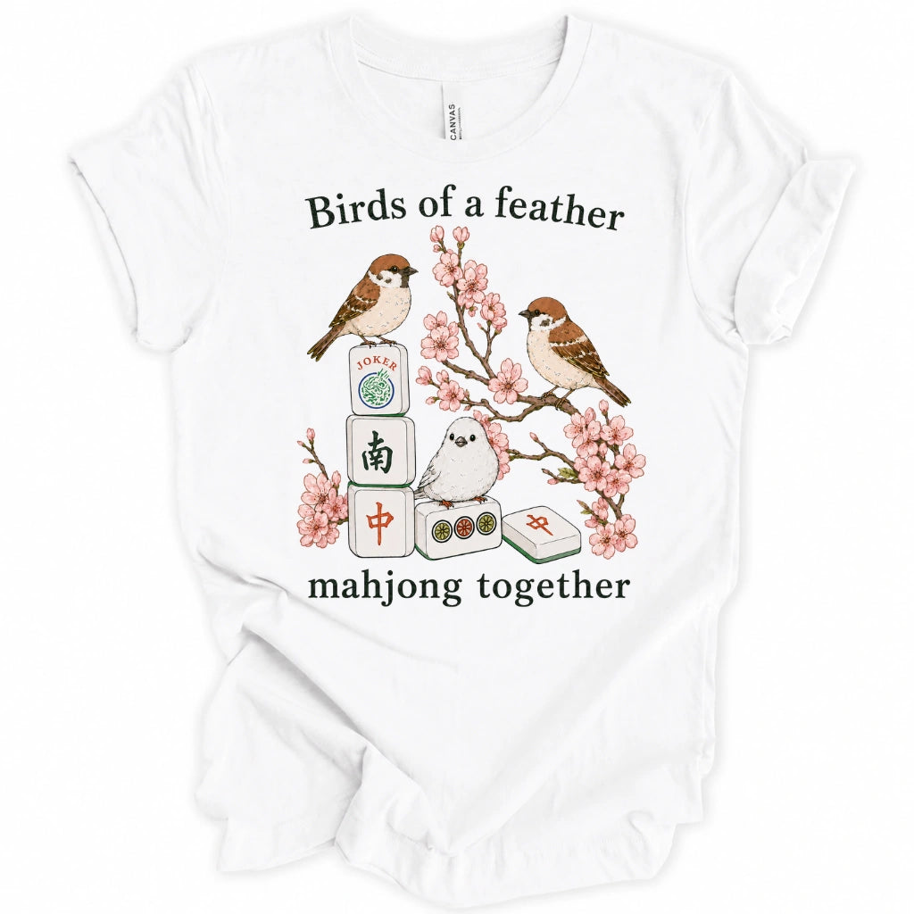 Birds Of A Feather Mahjong Together T-Shirt