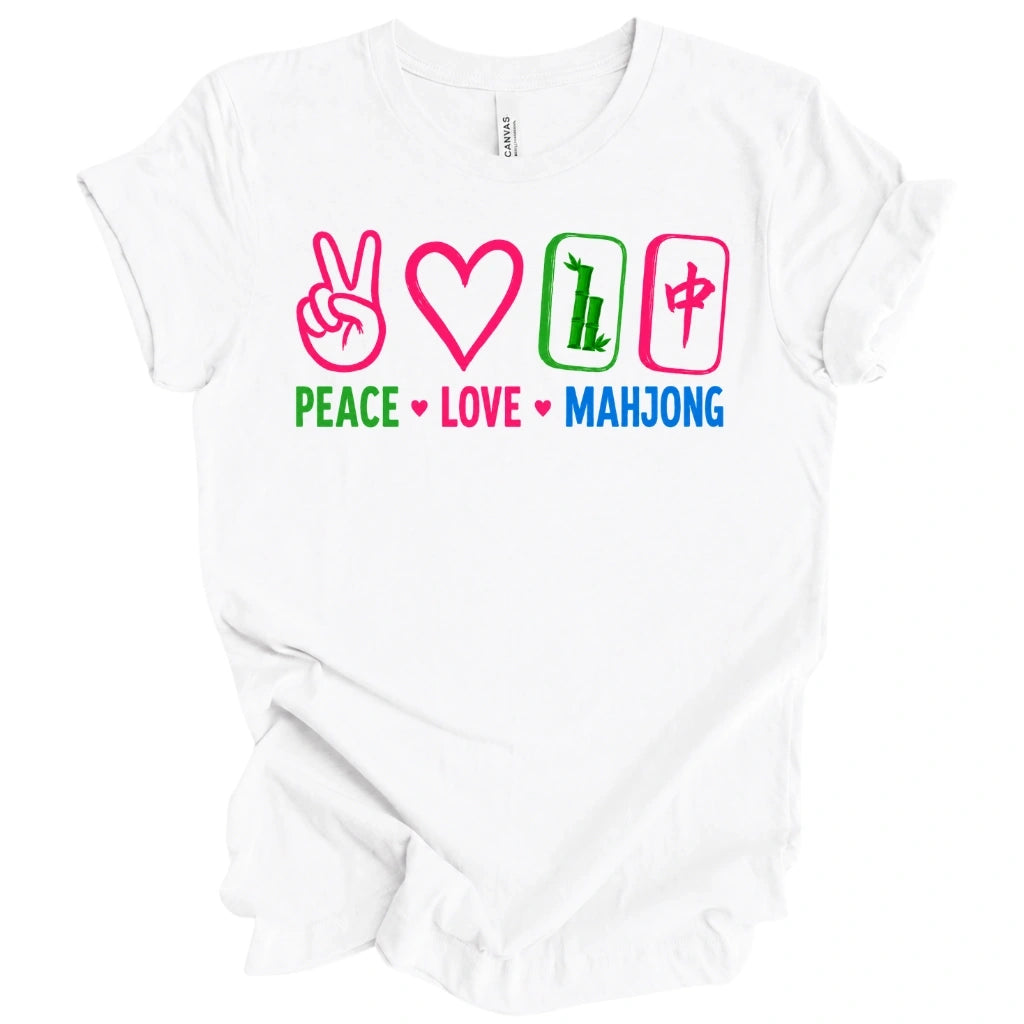 Peace Love Mahjong T-shirt