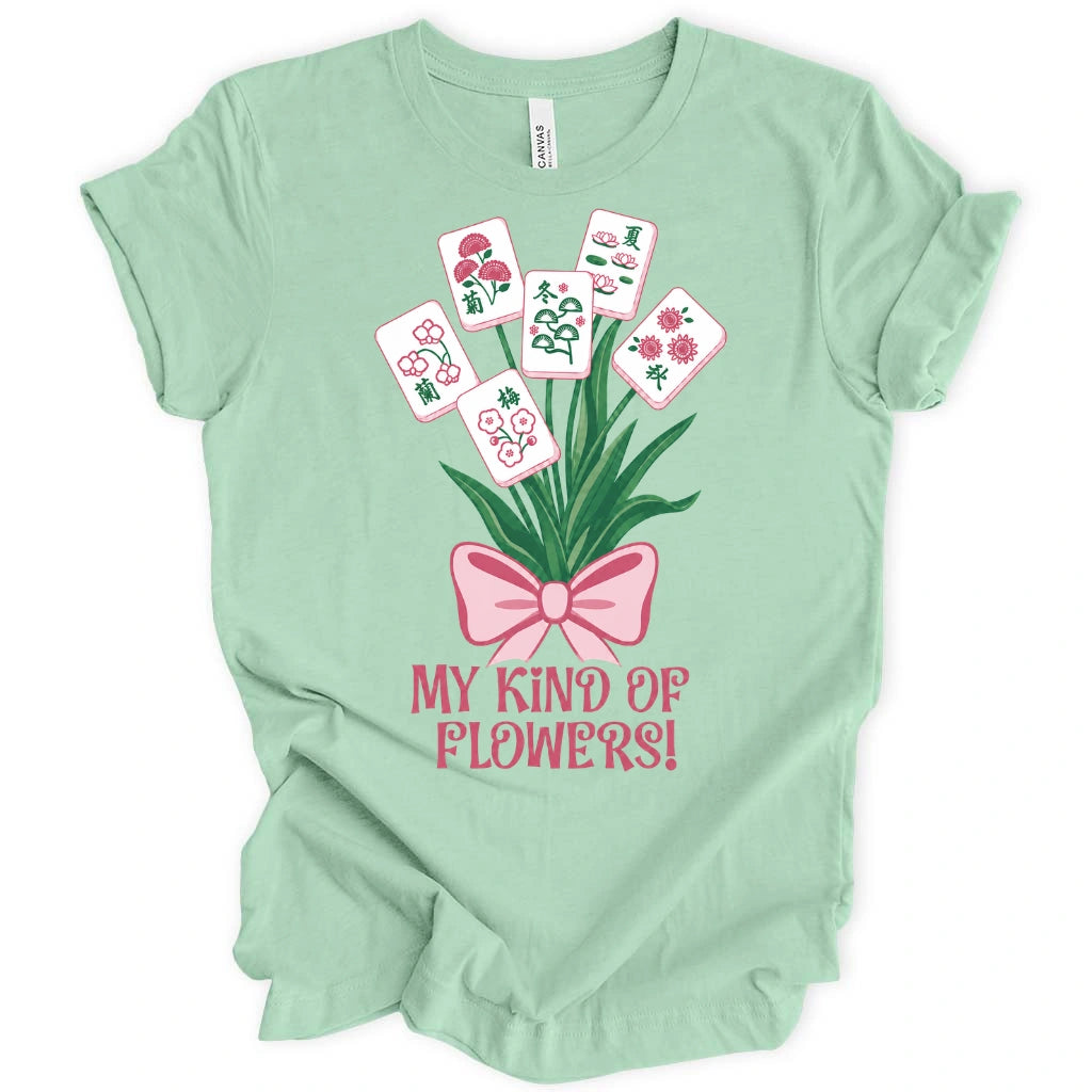 My Kind Of Flowers Mahjong T-Shirt