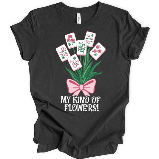 My Kind Of Flowers Mahjong T-Shirt