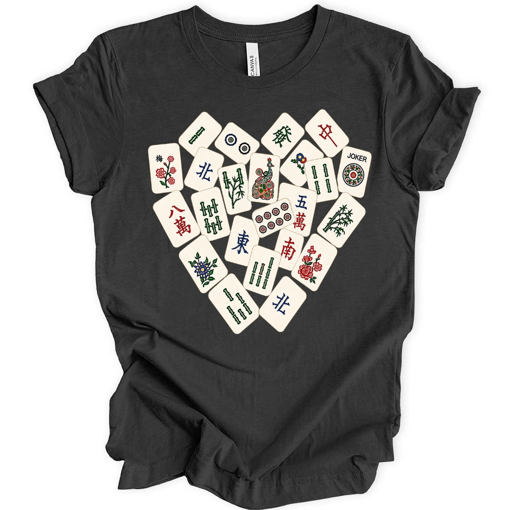 Mahjong Tile Heart T-Shirt