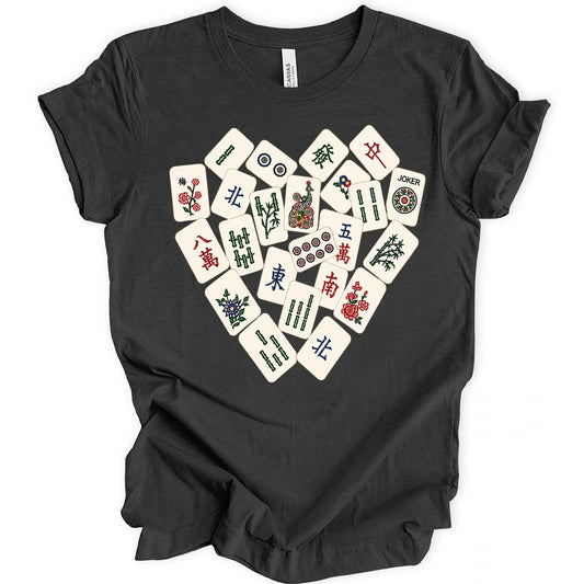 Mahjong Tile Heart T-Shirt
