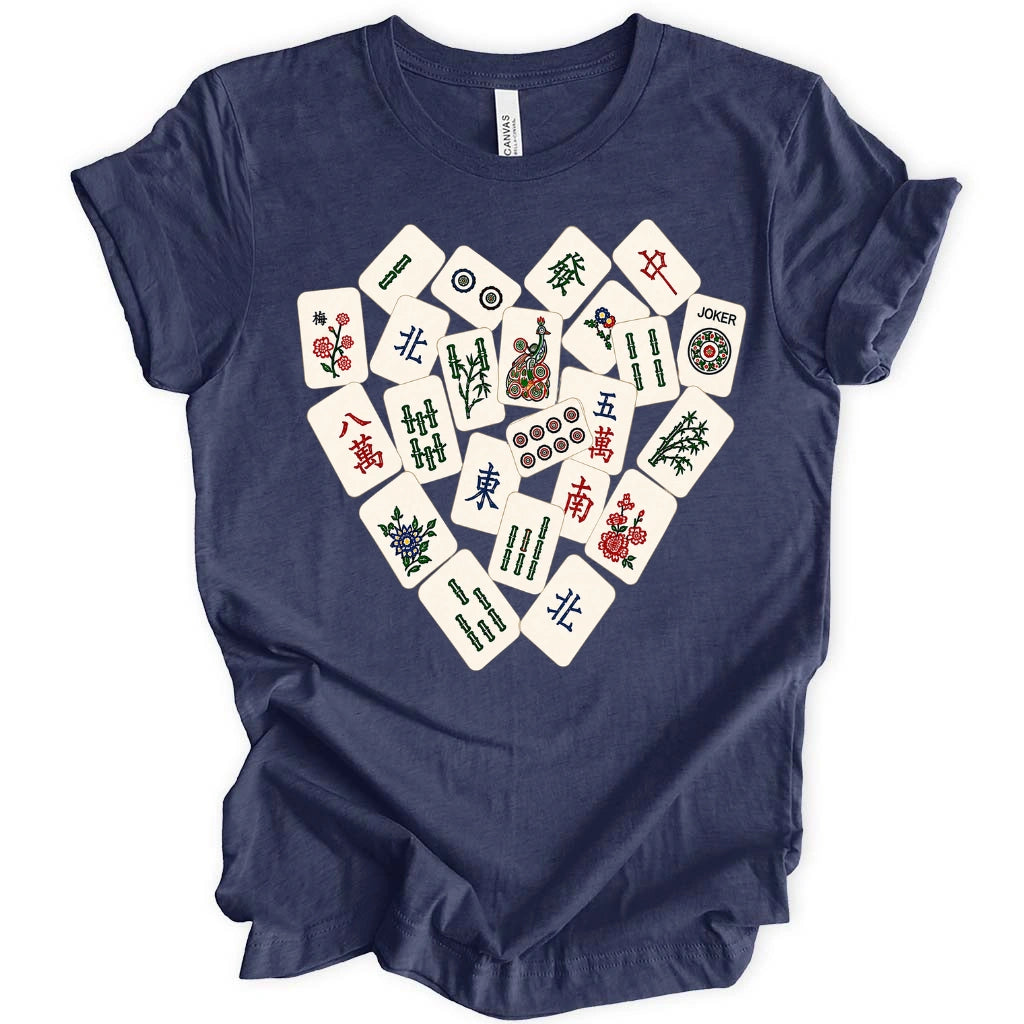 Mahjong Tile Heart T-Shirt