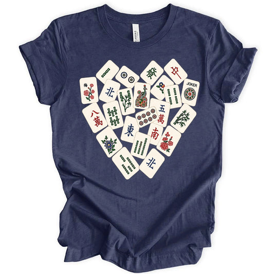 Mahjong Tile Heart T-Shirt