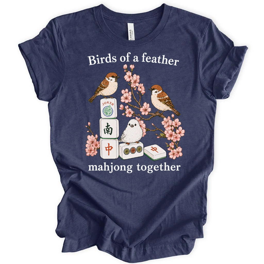 Birds Of A Feather Mahjong Together T-Shirt